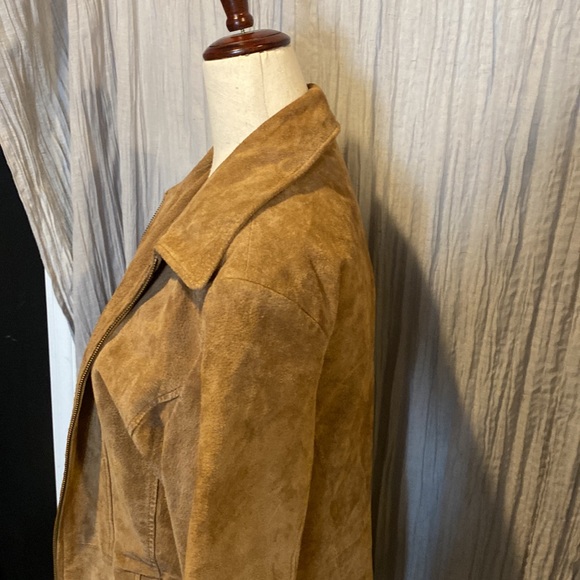 Tan Suede Jacket by Reed Size S - Picture 2 of 5